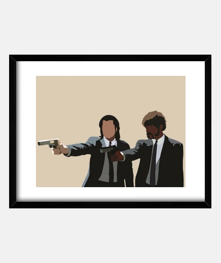 Cuadro Pulp Fiction Duo