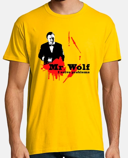 Tee-shirt Pulp Fiction: Mr. Wolf