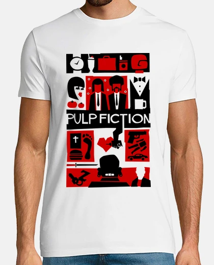 Camiseta Pulp Fiction (Saul Bass Style)