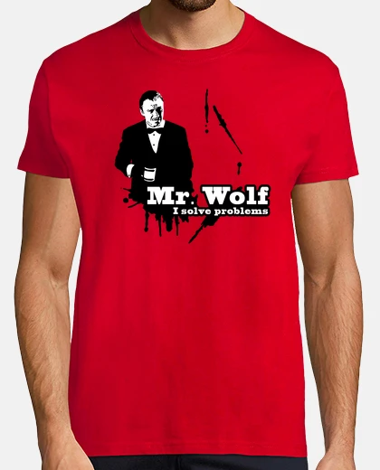 T-shirt pulp narrativa: mr. lupo