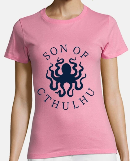 Playera Pulpito hijo de Cthulhu azul