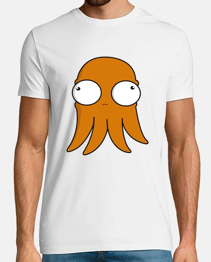 Camiseta pulpo naranja