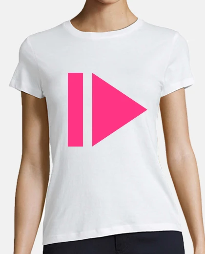 T-shirt pulsante di riproduzione