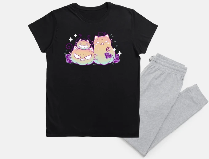 Pyjama Pumpkin Cats