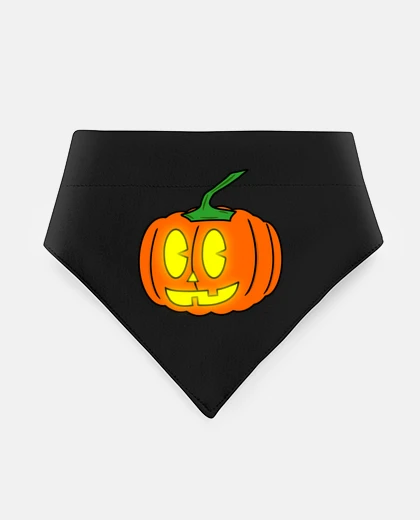 Mascotas Pumpkin Head Halloween Retro Design
