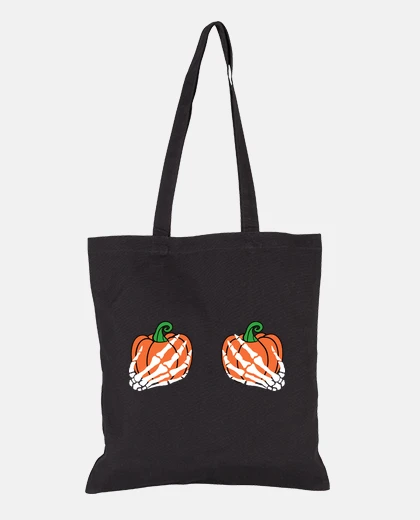 Bag Pumpkin tits funny halloween gift idea women