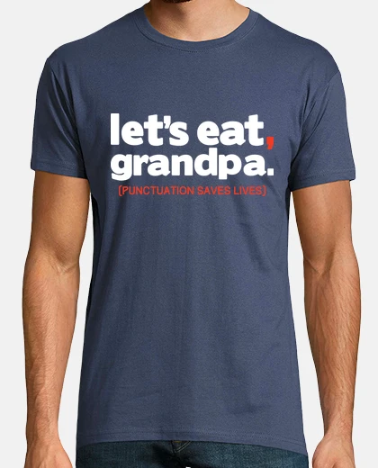 Playera Punctuation saves lives