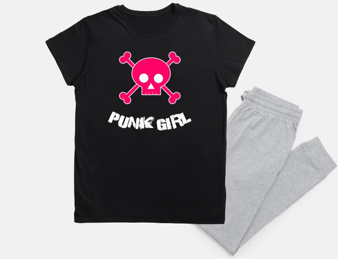 Pyjama punk girl