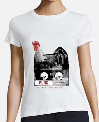 Camiseta punk mujer hotsell