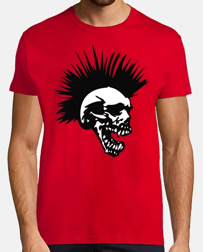Camiseta Punk Skull