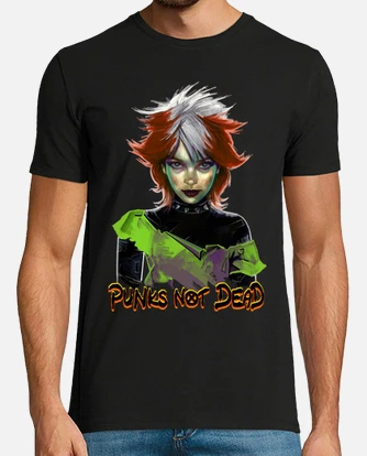 Camiseta punks not dead hotsell
