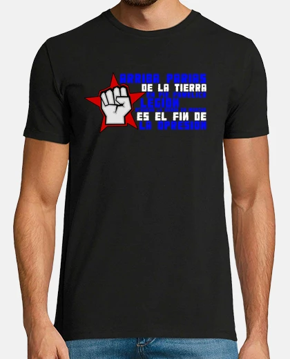 Camiseta Puño Estrella Roja Cuba