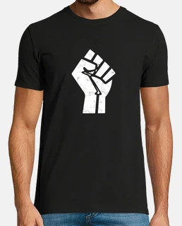 puño afro democracia paz y libertad