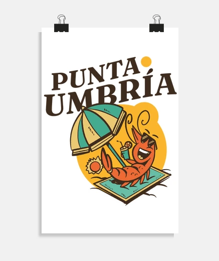 Poster punta umbria huelva spagna odiel poster cucina ristorante boutique negozio officina