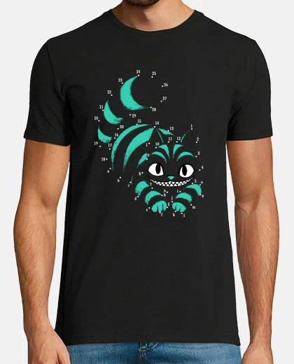 T-shirt punto del cheshire - all mad qui - wonderland