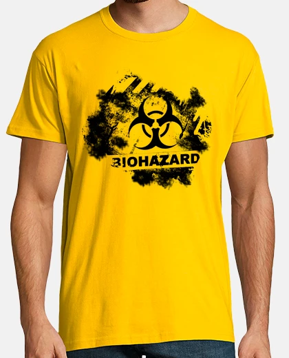 T-shirt punto di rischio biologico