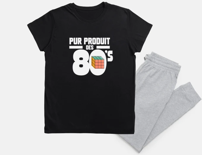 Pyjama pure product of the 80s