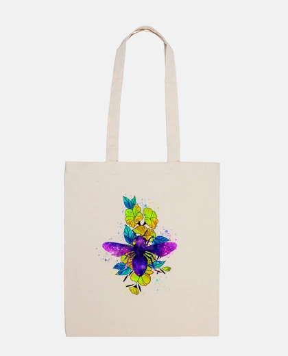 Bag purple bee