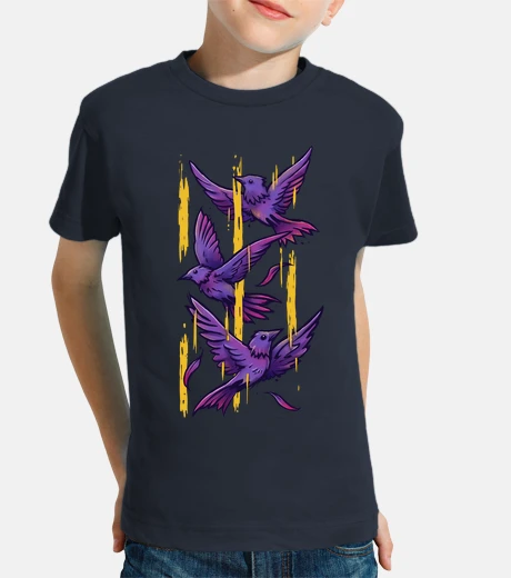 Kids purple birds