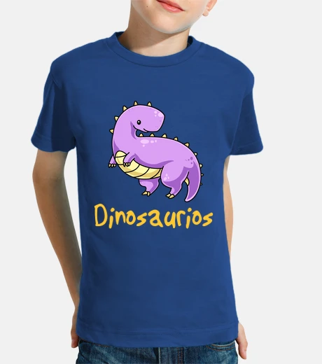 Kids purple dinosaur kids t-shirts