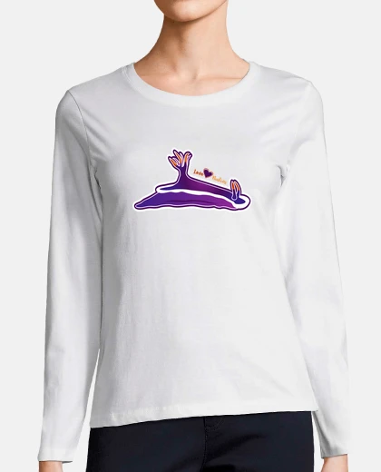 T-shirt purple nudi bran ch