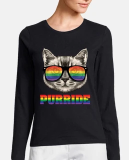Purride Cat Rainbow Homosexuell Gay