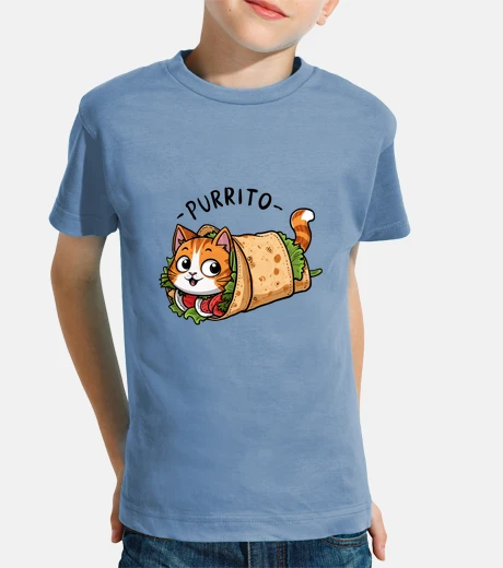 Vêtements purrito burrito humour chat mexicain