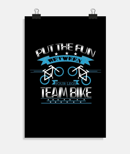 Poster Put the fun between your legs