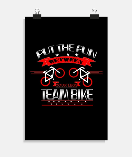 Poster Put the fun between your legs