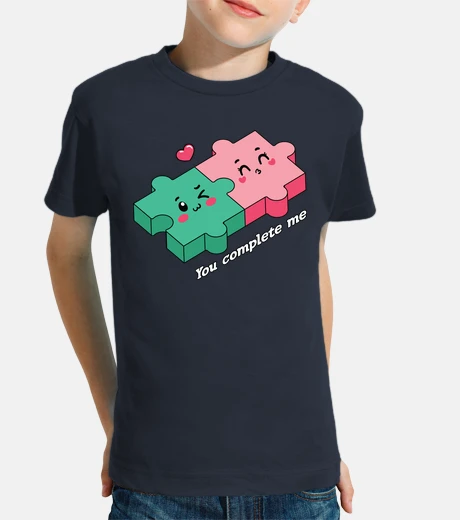 Kids puzzle declaration of love