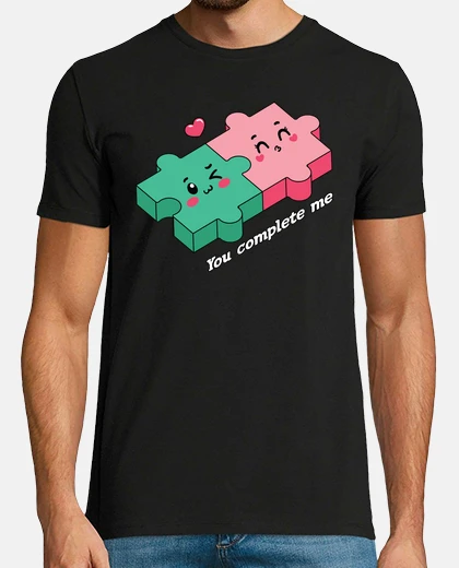 T-shirt puzzle declaration of love