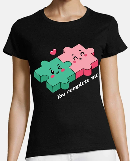 T-shirt puzzle declaration of love