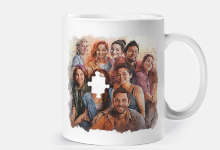 Mug puzzle sur l inclusion insertion personnalisable tasse thé café 