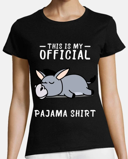 Tee-shirt pyjama chemise de nuit âne