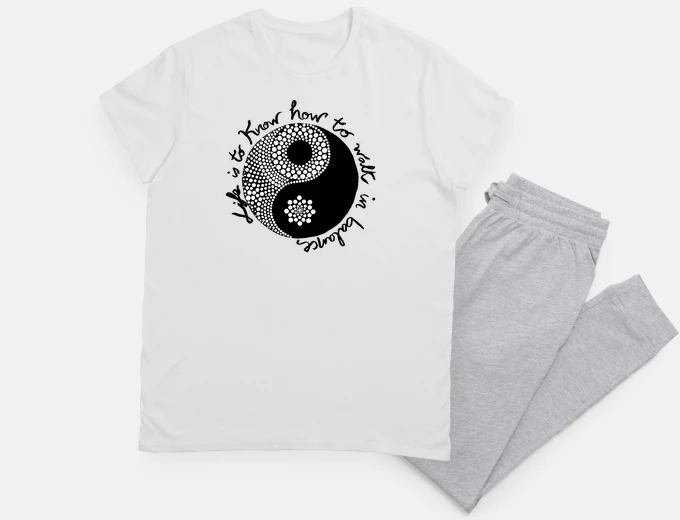Pyjama pyjama mandala ying yang