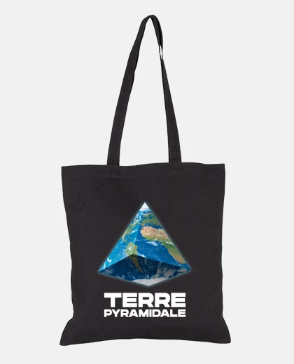 Bag pyramid earth gift flat earth