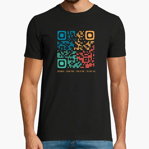 Qr Code Shirt Guy I I Am So T Shirt Tostadora