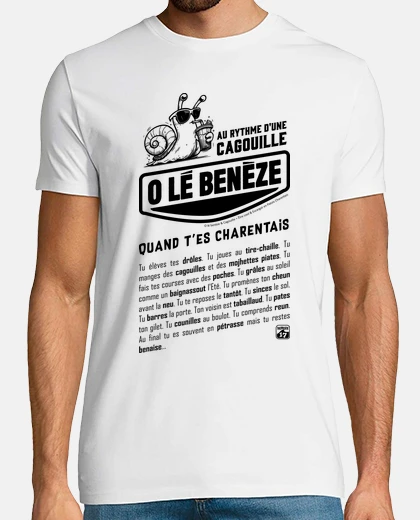 Tee-shirt Quand tu es charentais en Patois