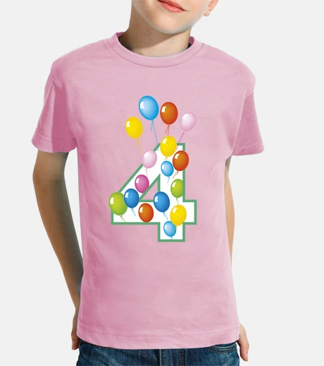 Abbigliamento quarto compleanno palloncini