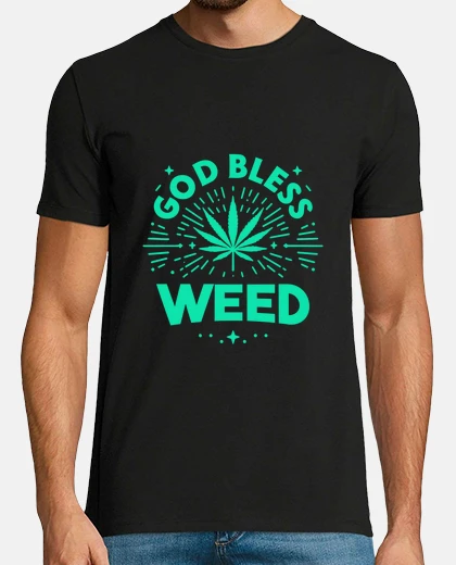 Tee-shirt Que Dieu Benisse Lherbe
