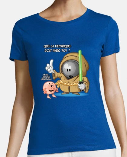 Tee-shirt Que la pétanque soit avec toi