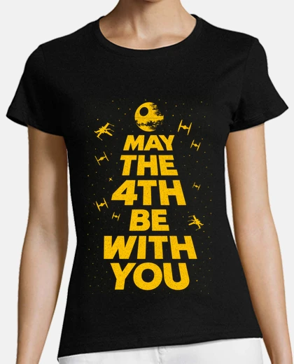 Tee-shirt que le 4 juillet soit avec toi fierté g