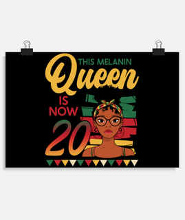 questa regina della melanina ha ora 20 