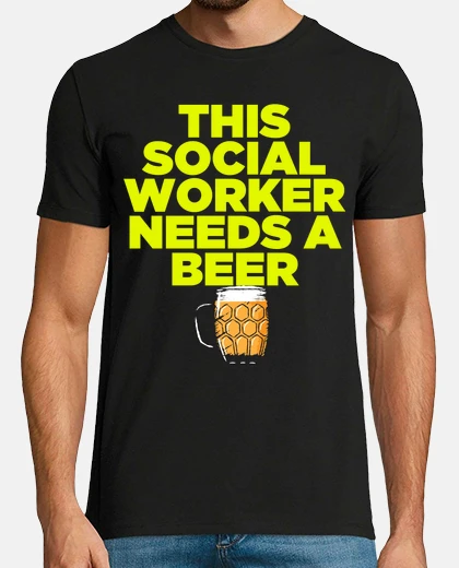 T-shirt questo assistente sociale ha bisogno di