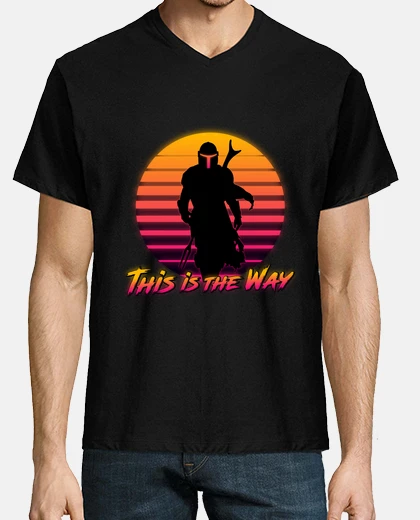 T-shirt questo è il modo - retrowave