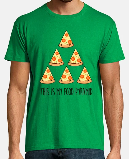 T-shirt questo &egrave; il mio food piramide