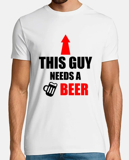 T-shirt questo ragazzo vuole una birra