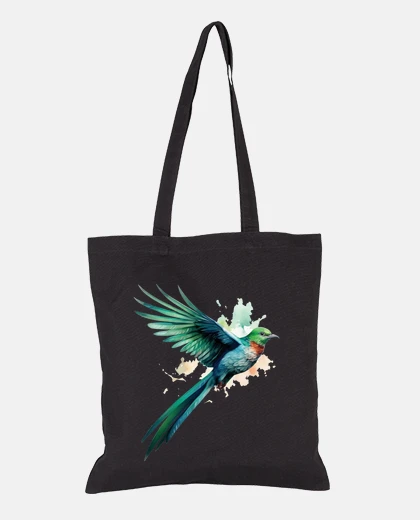 Bag quetzal guatemala bird quetzalli tote bag