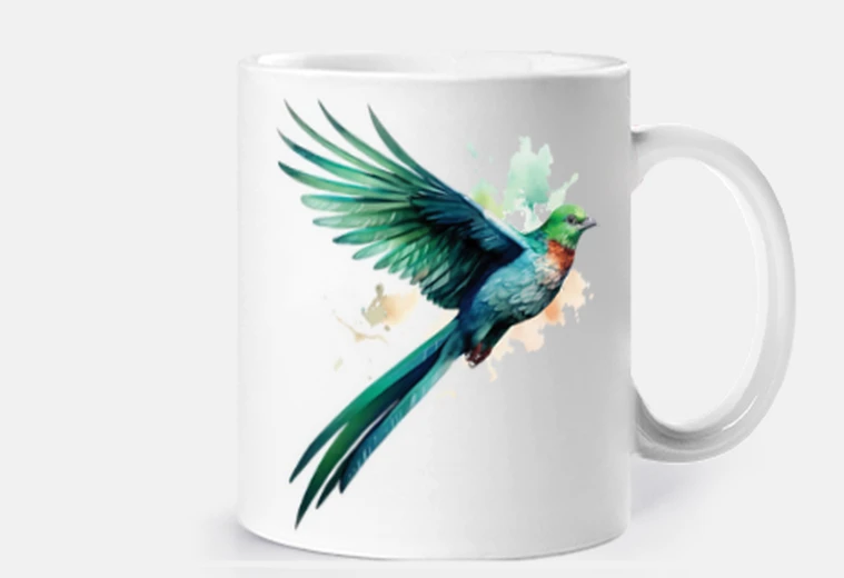 Taza quetzal guatemala pájaro quetzalli taza personalizable café té