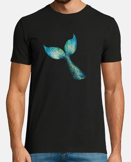 Tee-shirt queue sirene verte